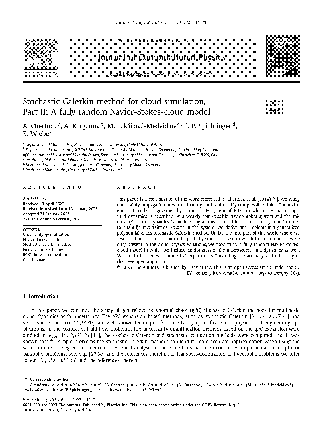 write code to simulate the stochastic model for part ii