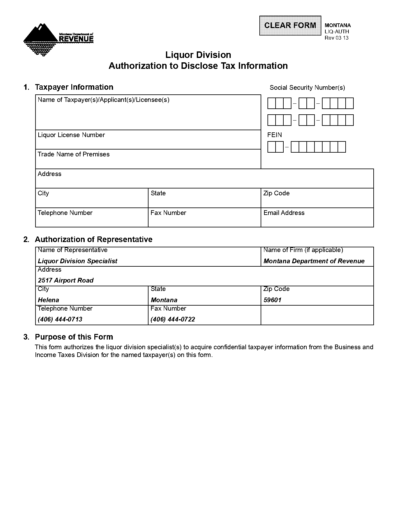 montana state liquor license application