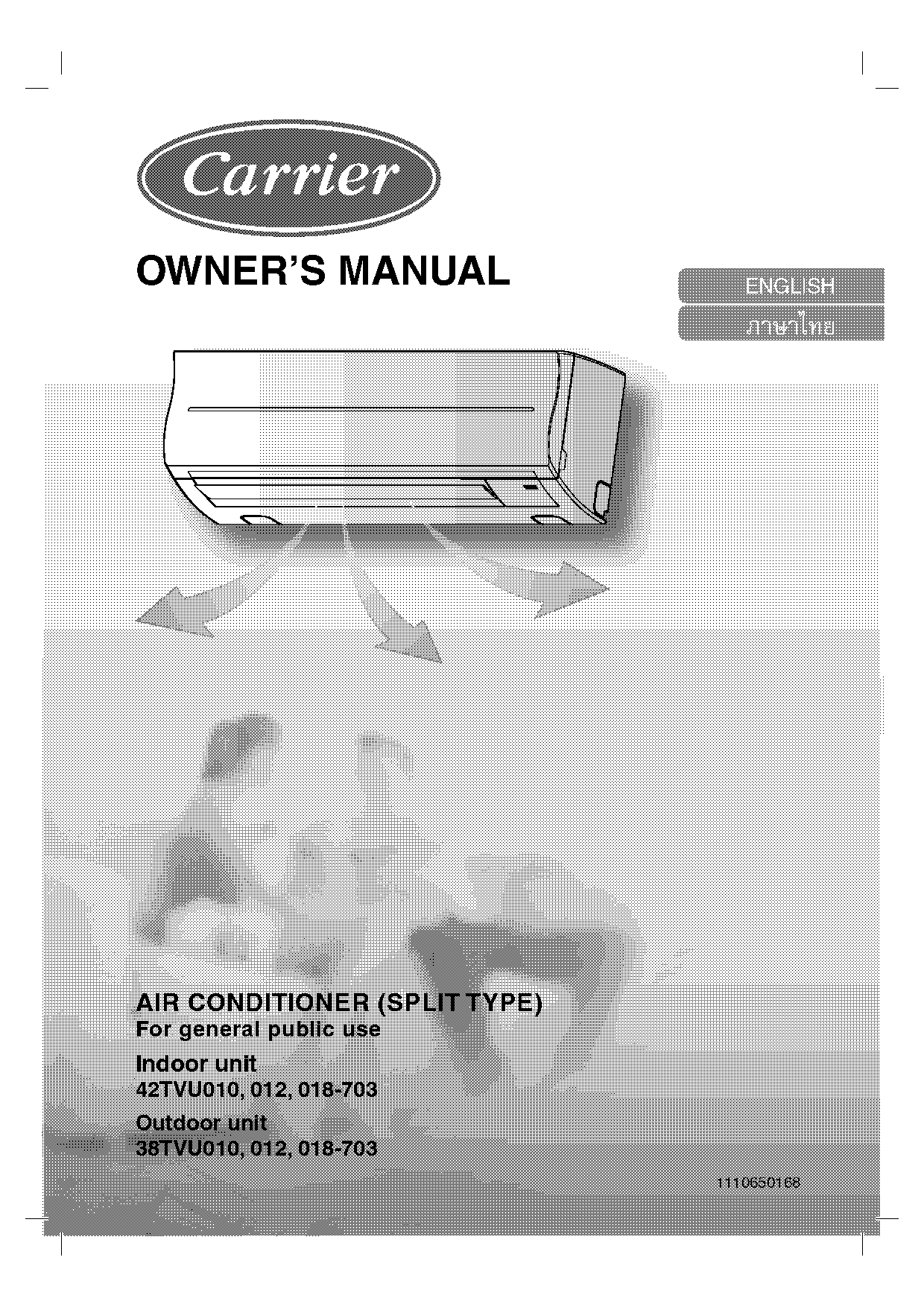 carrier air conditioning manual pdf