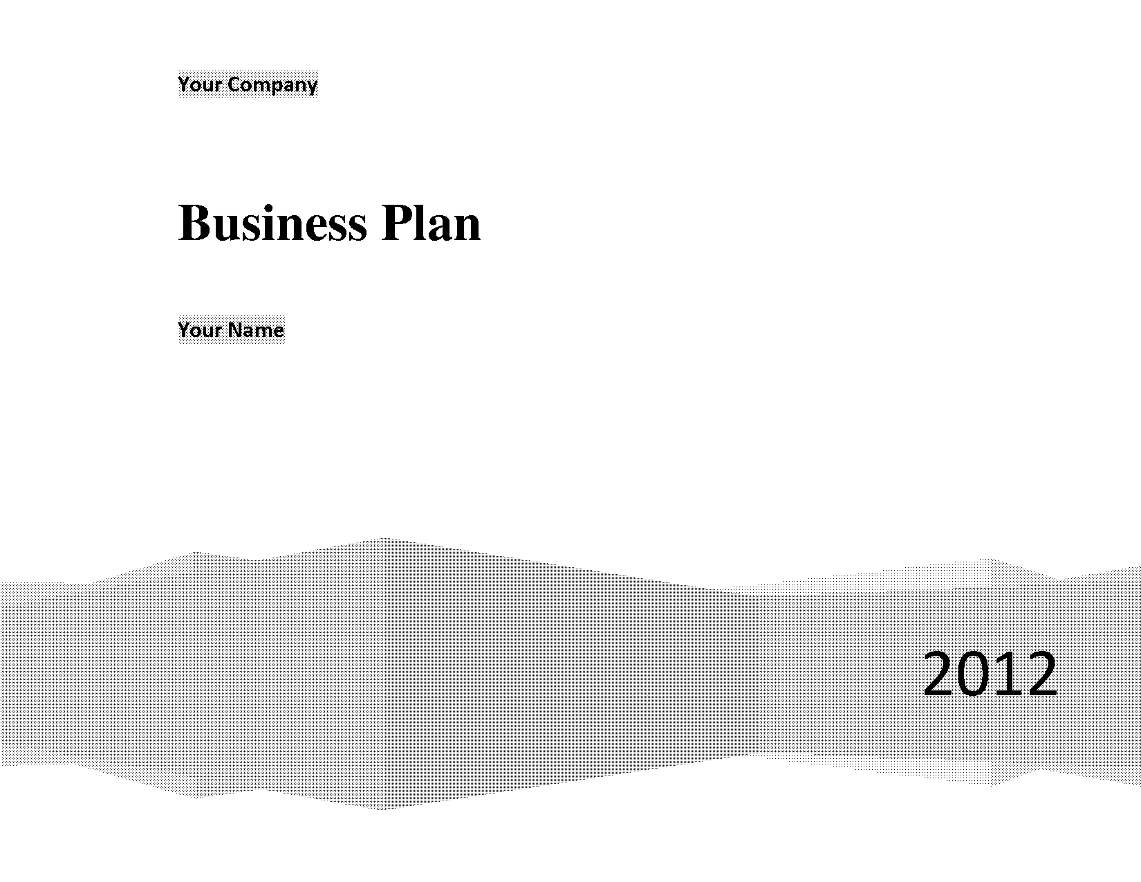 bodyguard service business plan