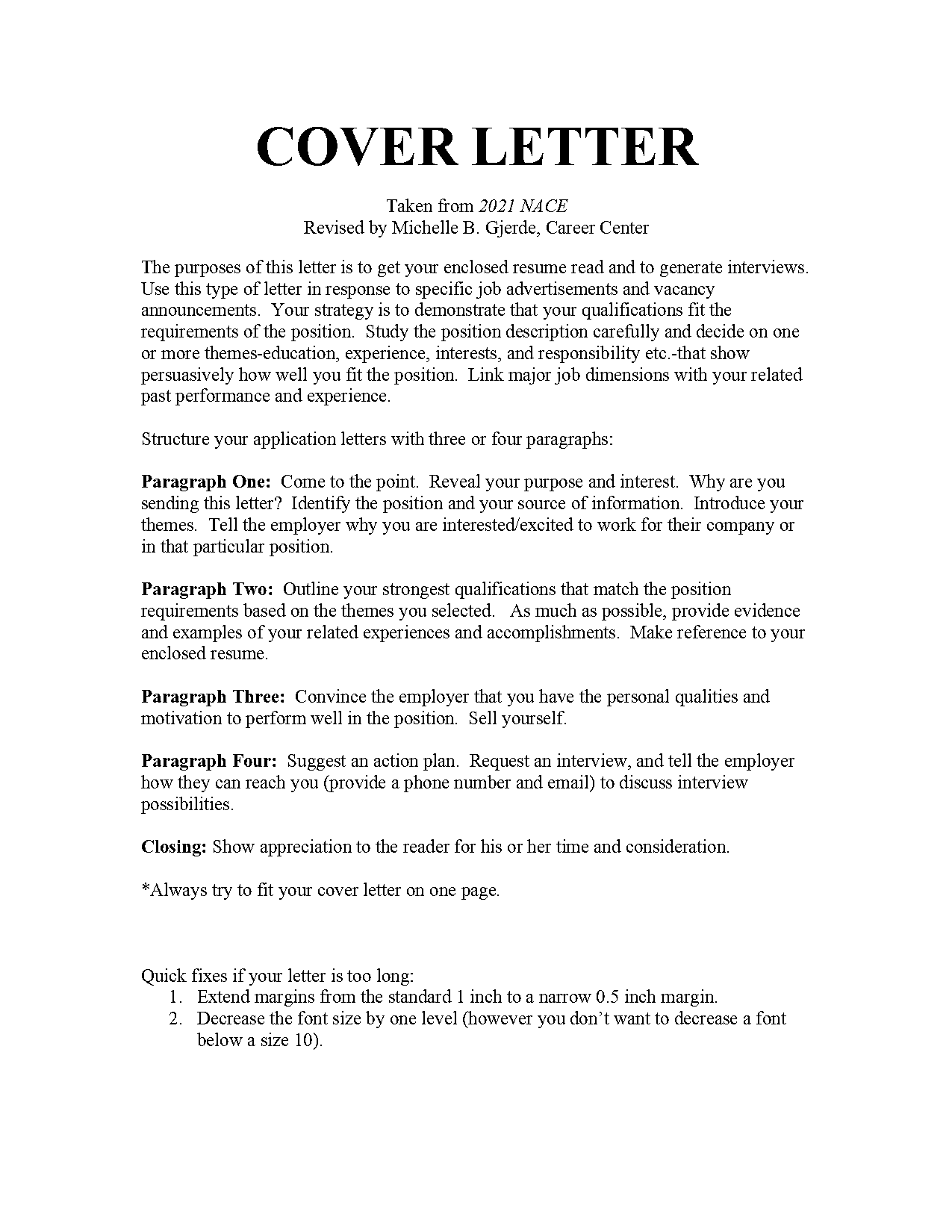 can a cover letter be too long