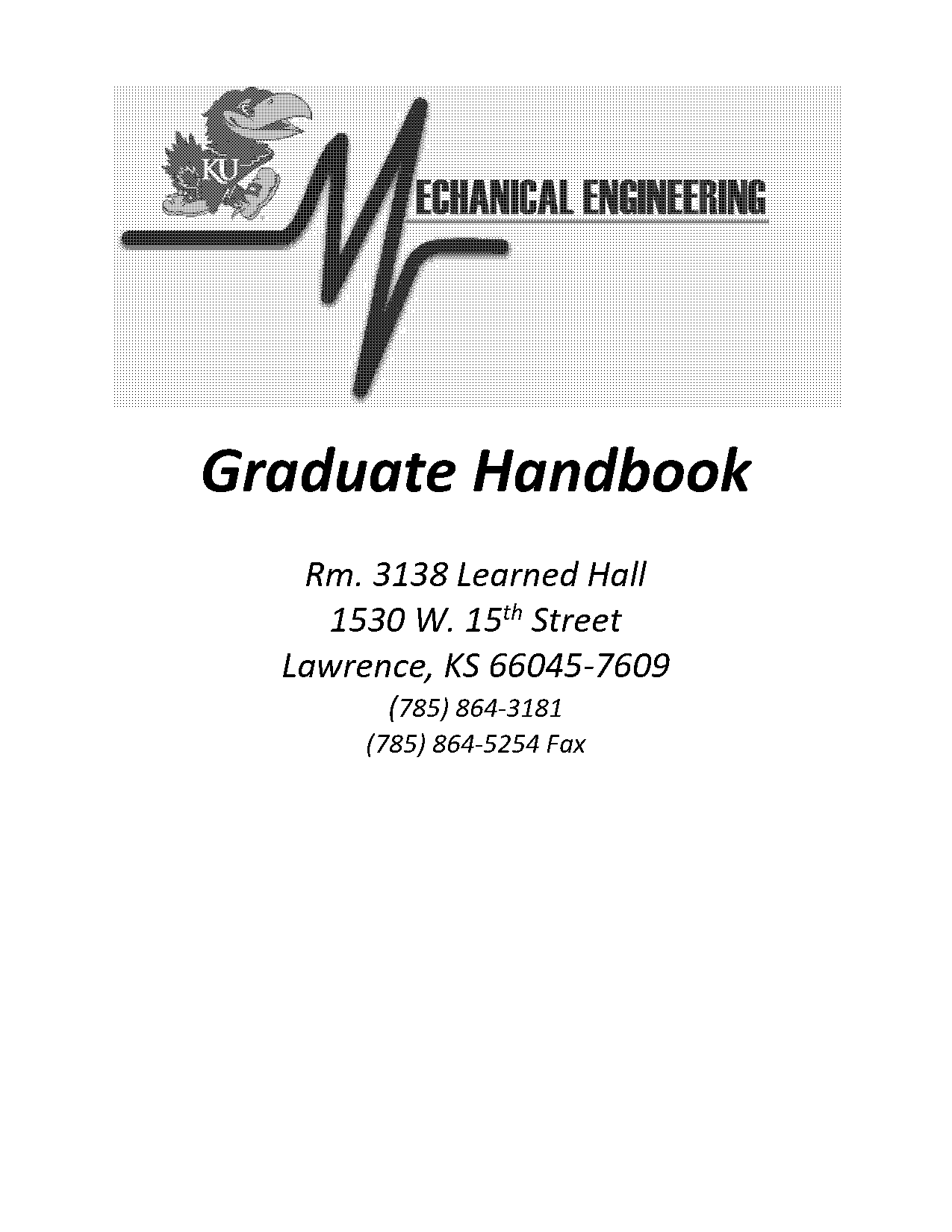 ia state me graduate handbook