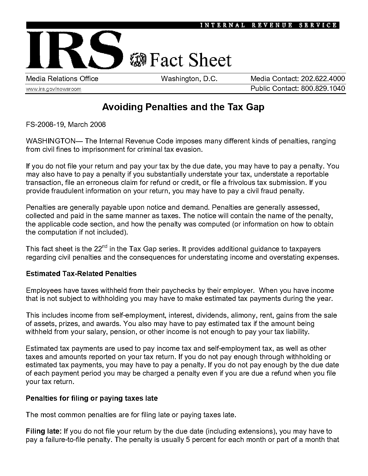 penalties for lying to the irs