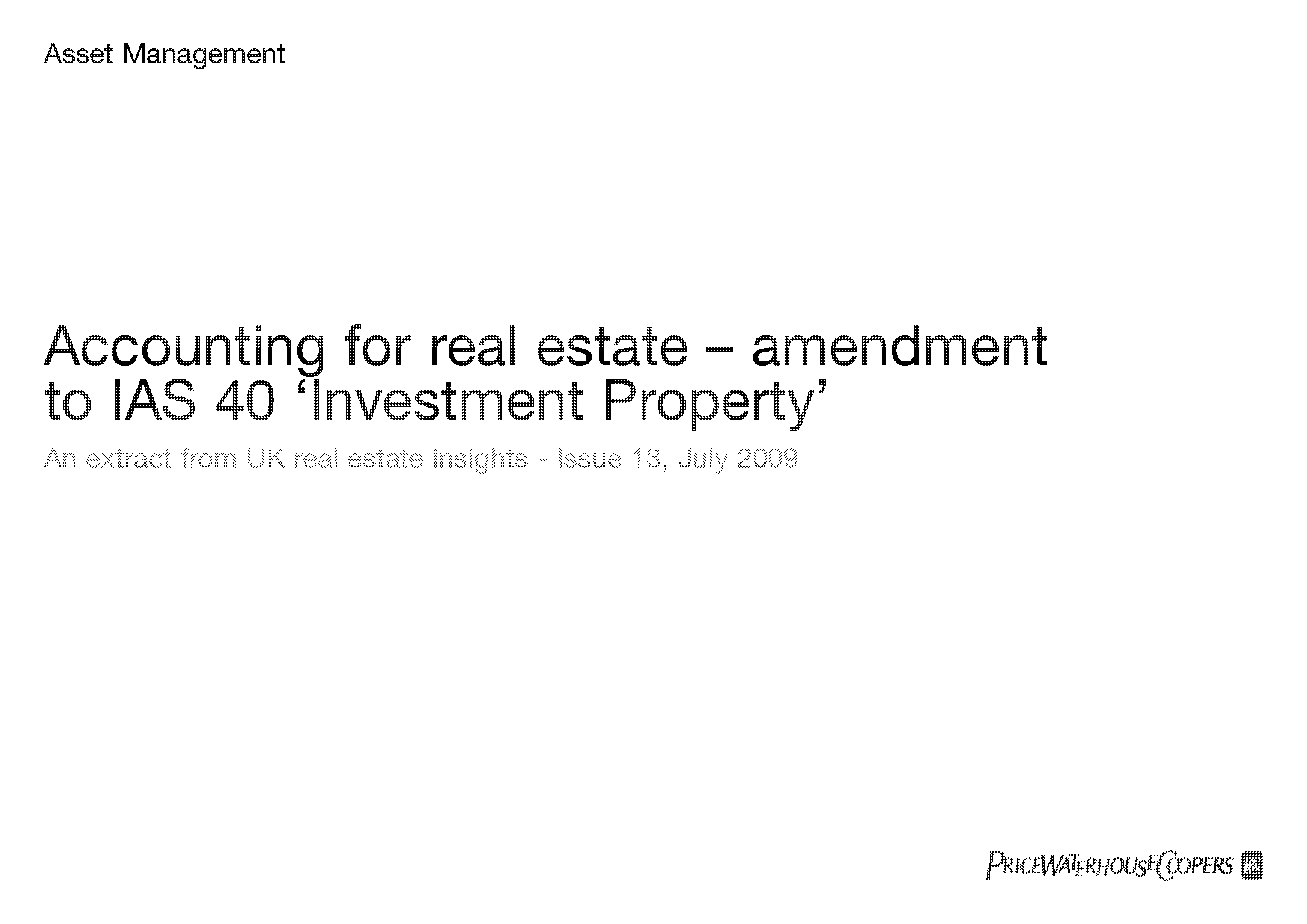 determining fair value of investment property