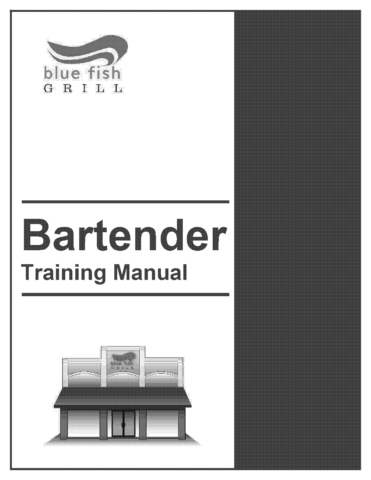 training manuals used at nice hotels templates for bartender servers