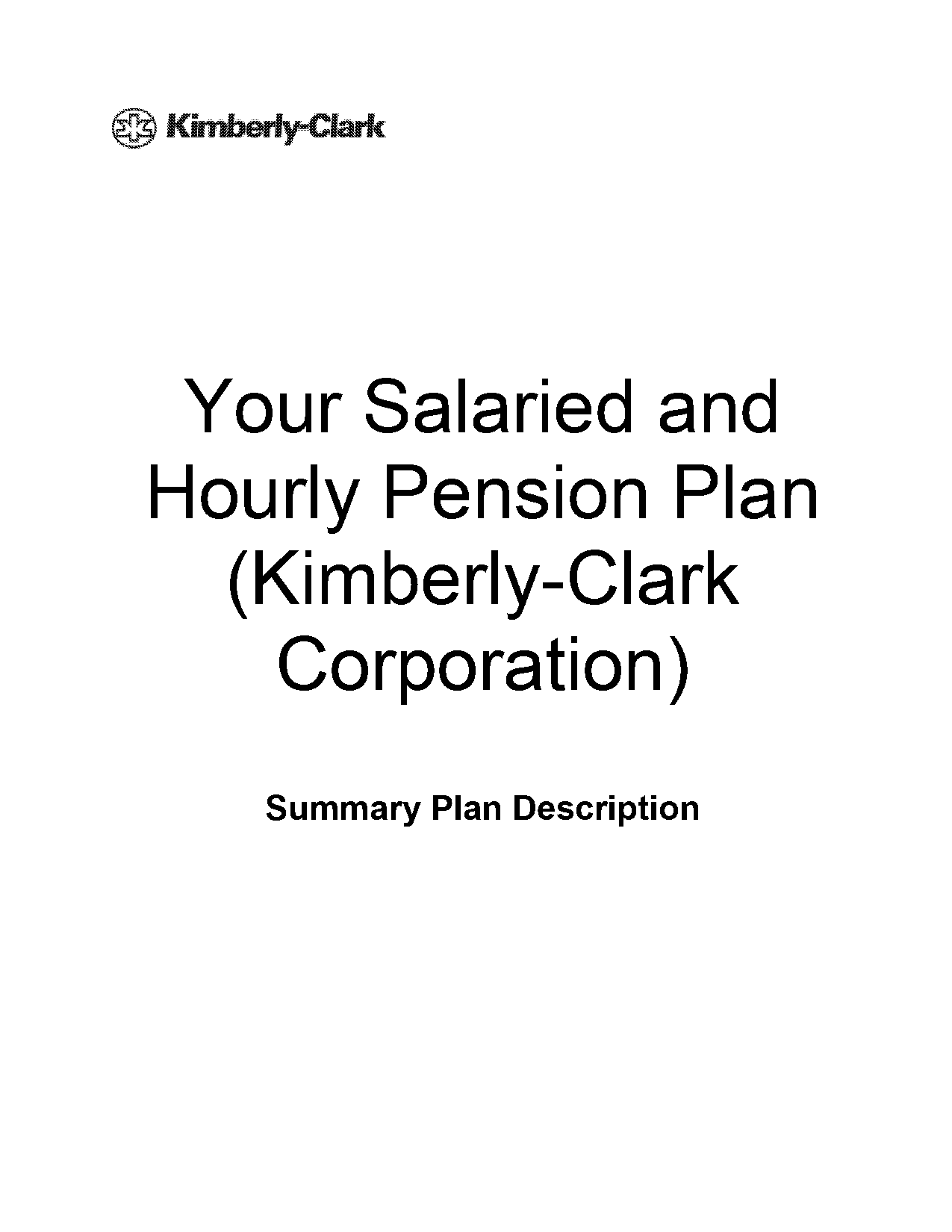 kimberly clark pension scheme address