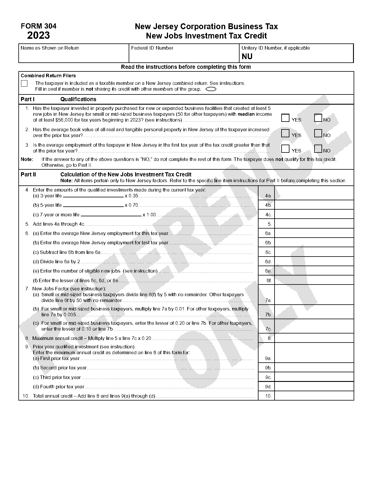 new jersey minimum tax instructions