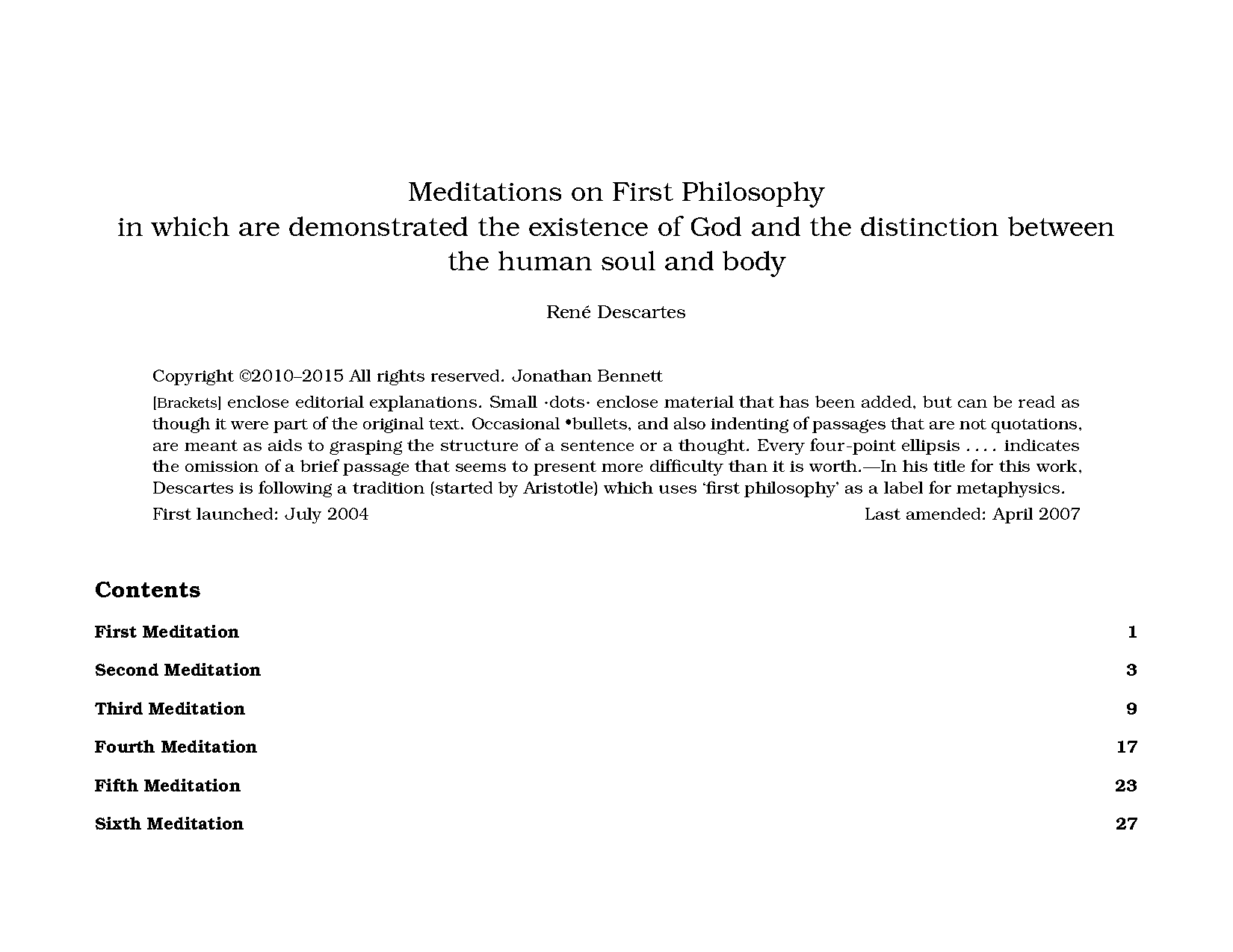 descartes fifth meditation text pdf