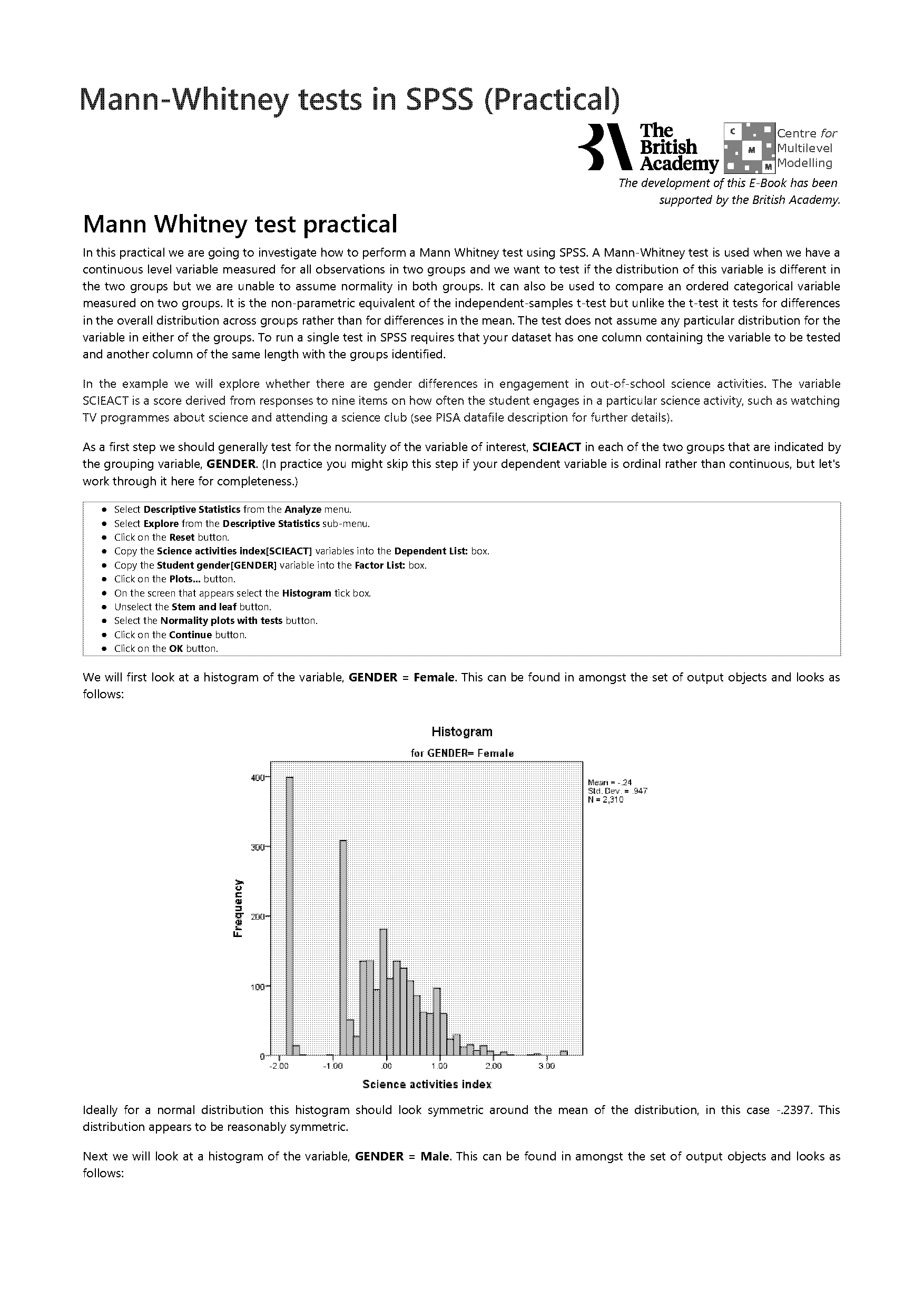 how to use mann whitney u test table