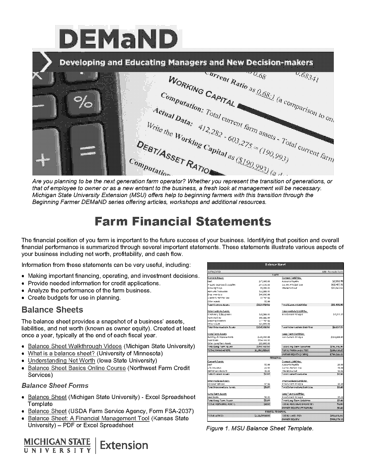 projected financial statements excel template