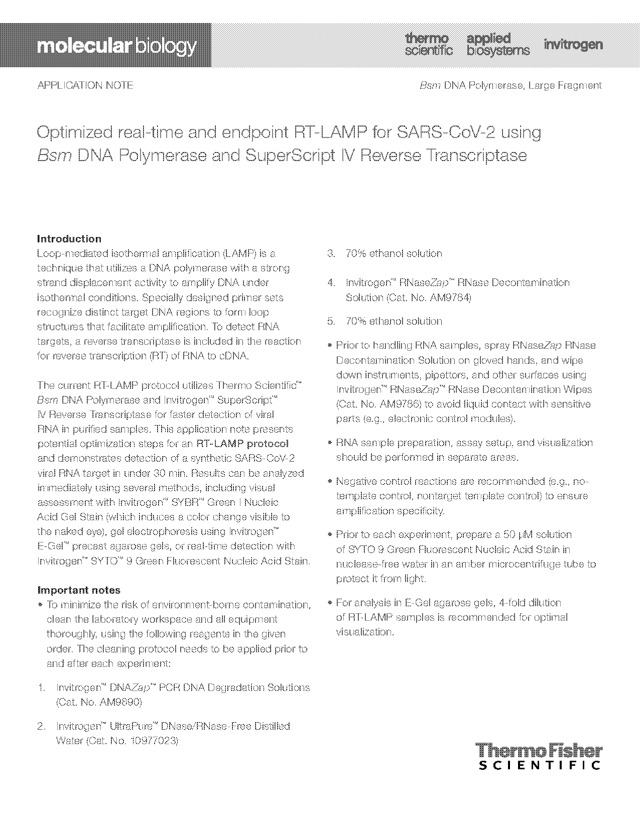 superscript iv reverse transcriptase protocol pdf