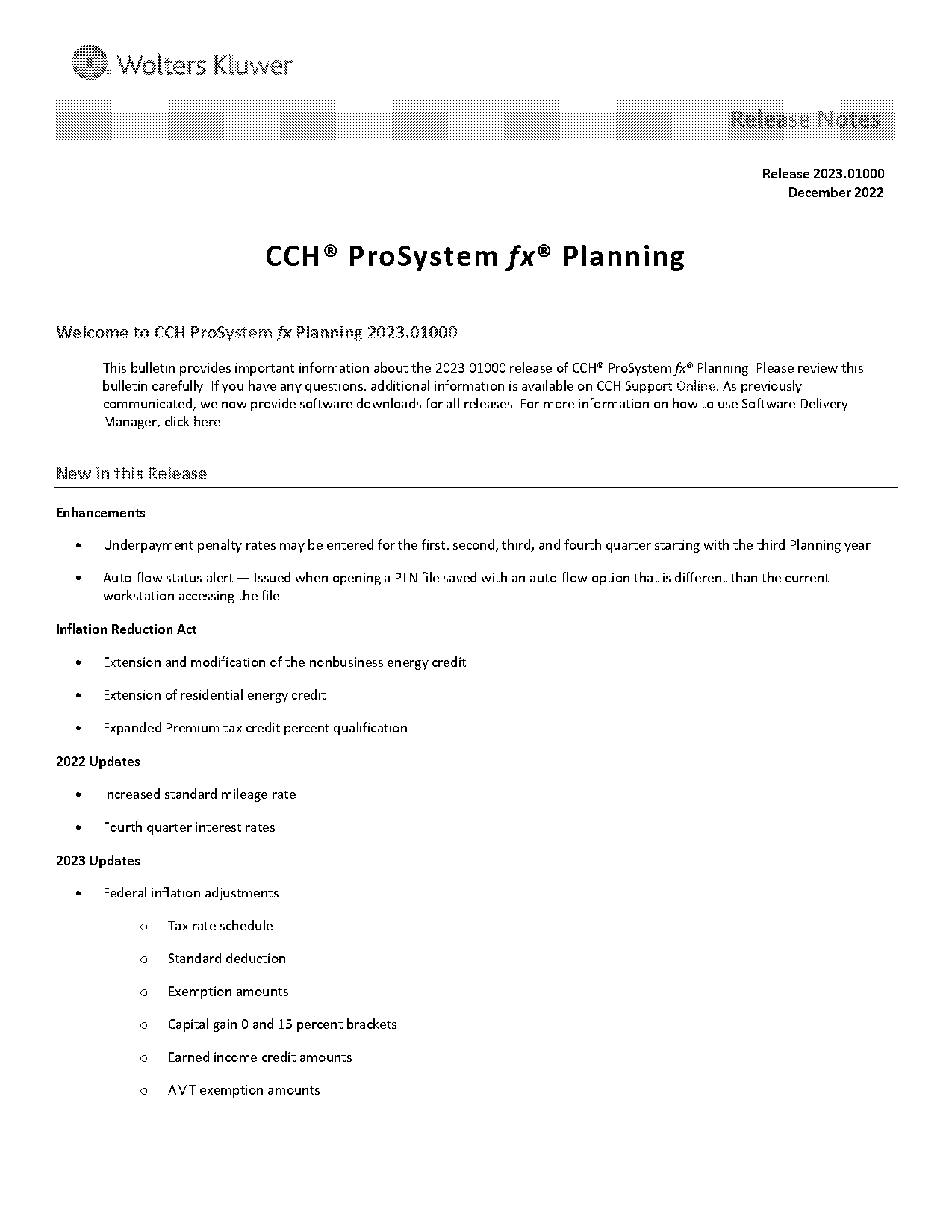 cch prosystem tax planning