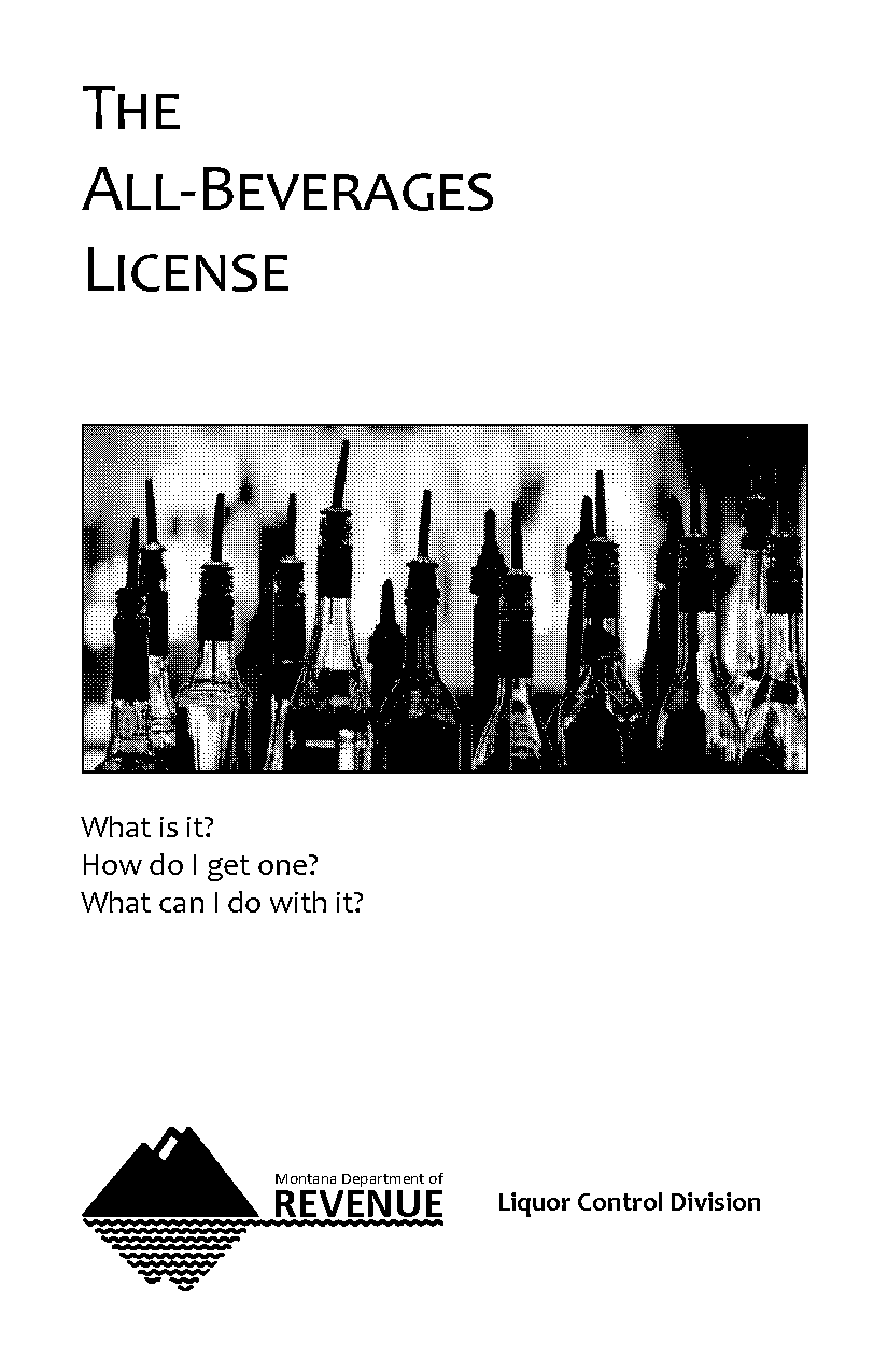 montana state liquor license application