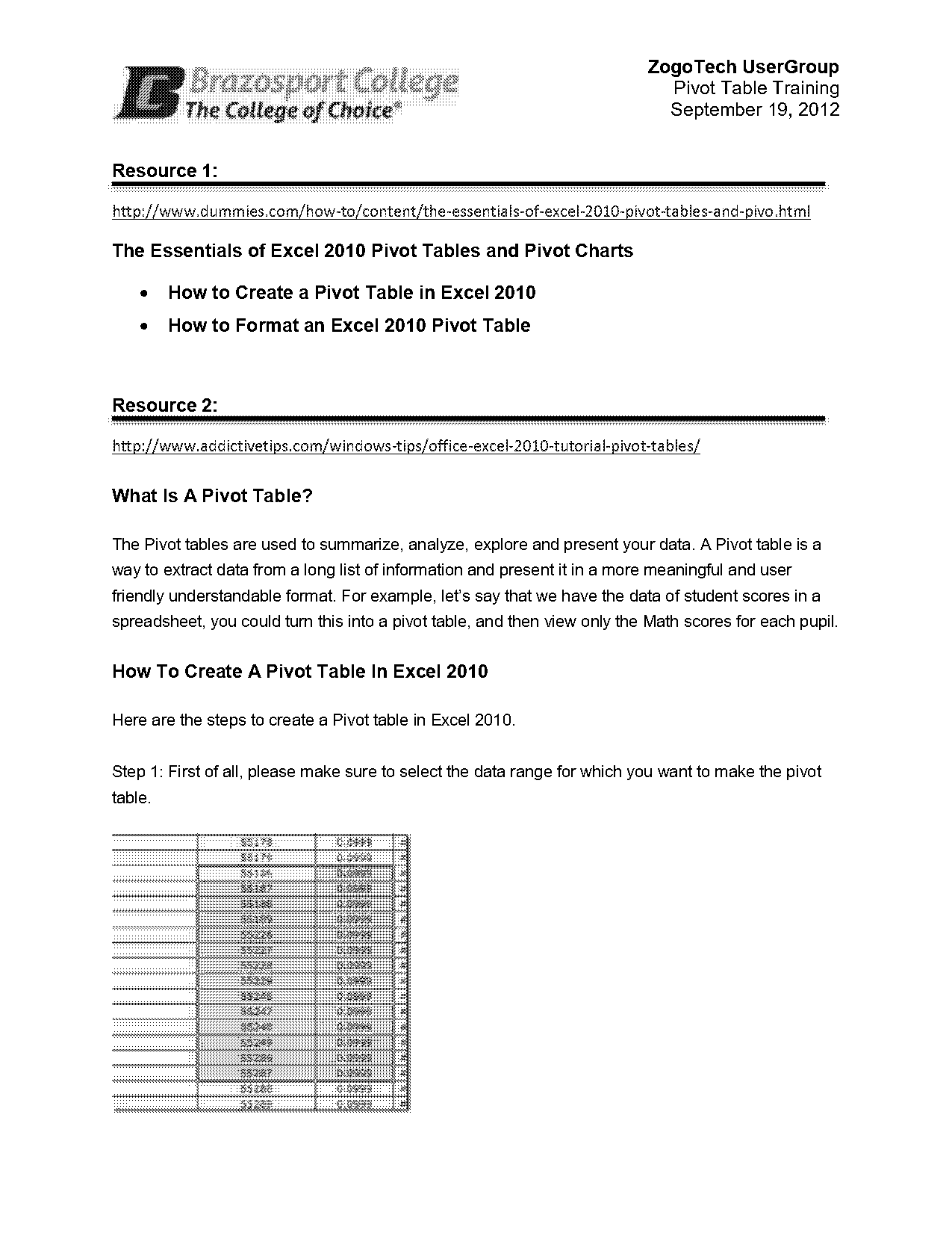 copy and paste values from pivot table