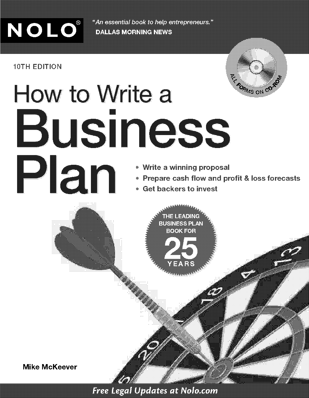 how to write a business plan by mike mckeever