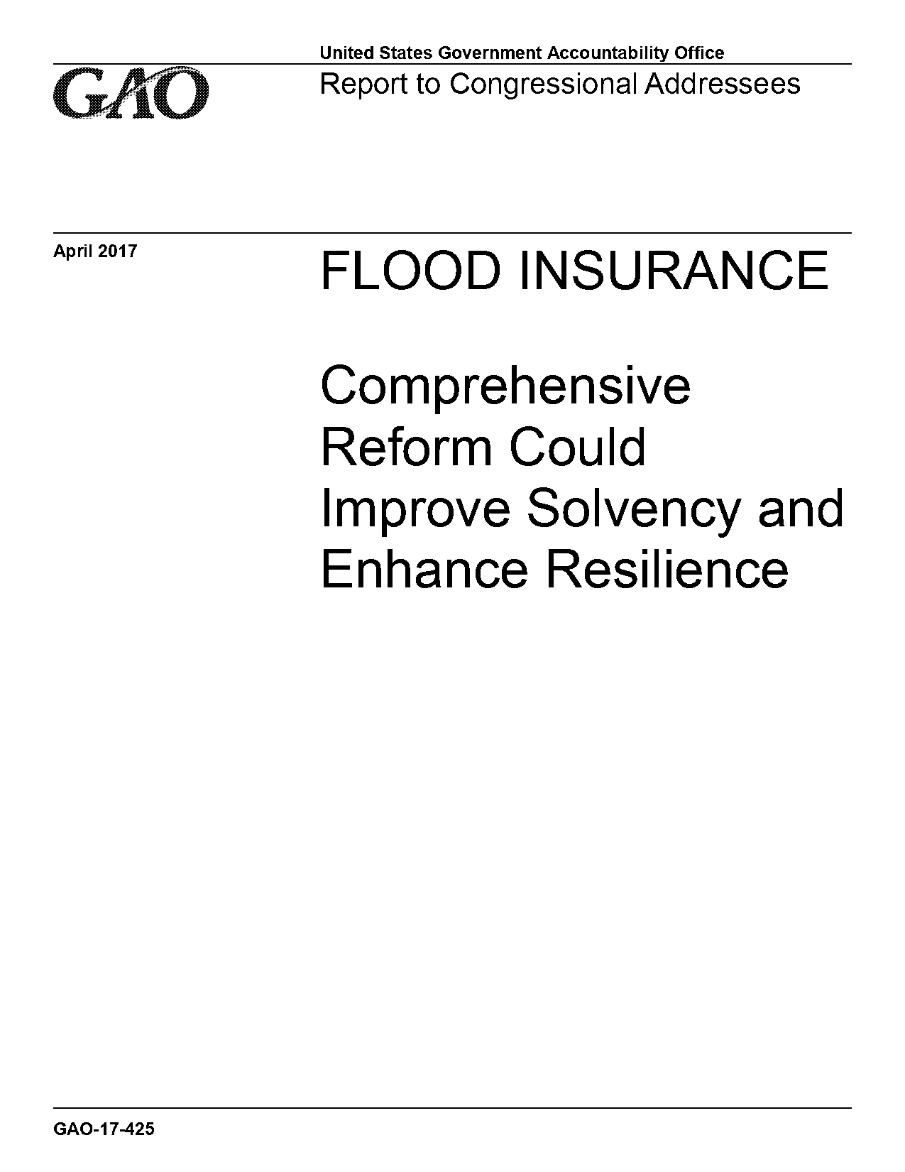 national flood insurance program issues