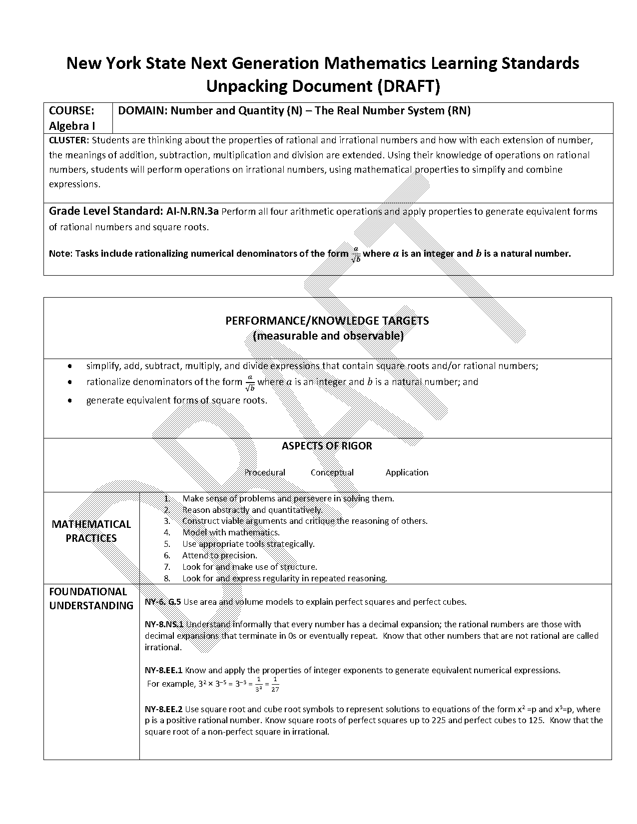 use the properties of whole numbers and simplify