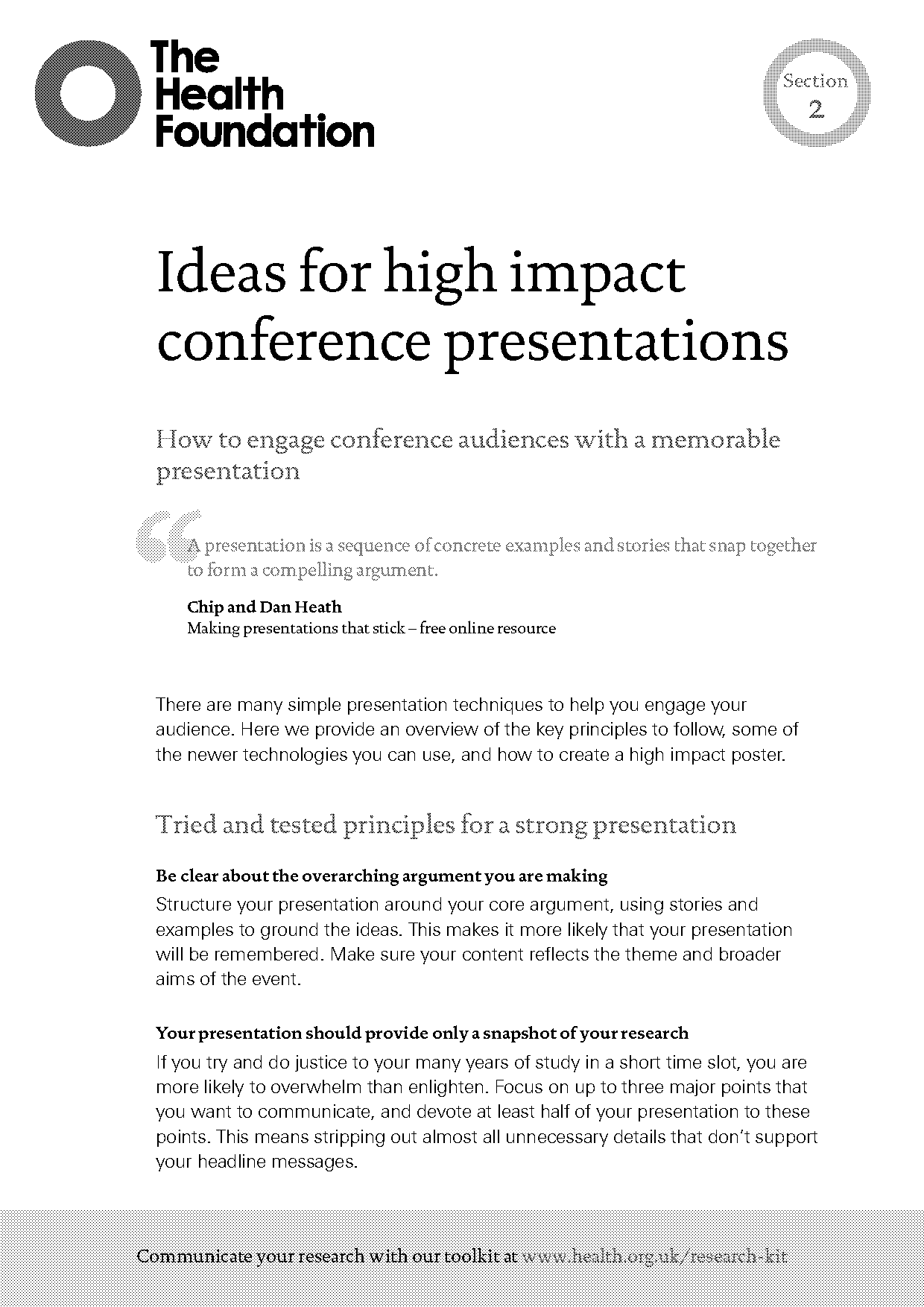 seminar presentation activity ideas