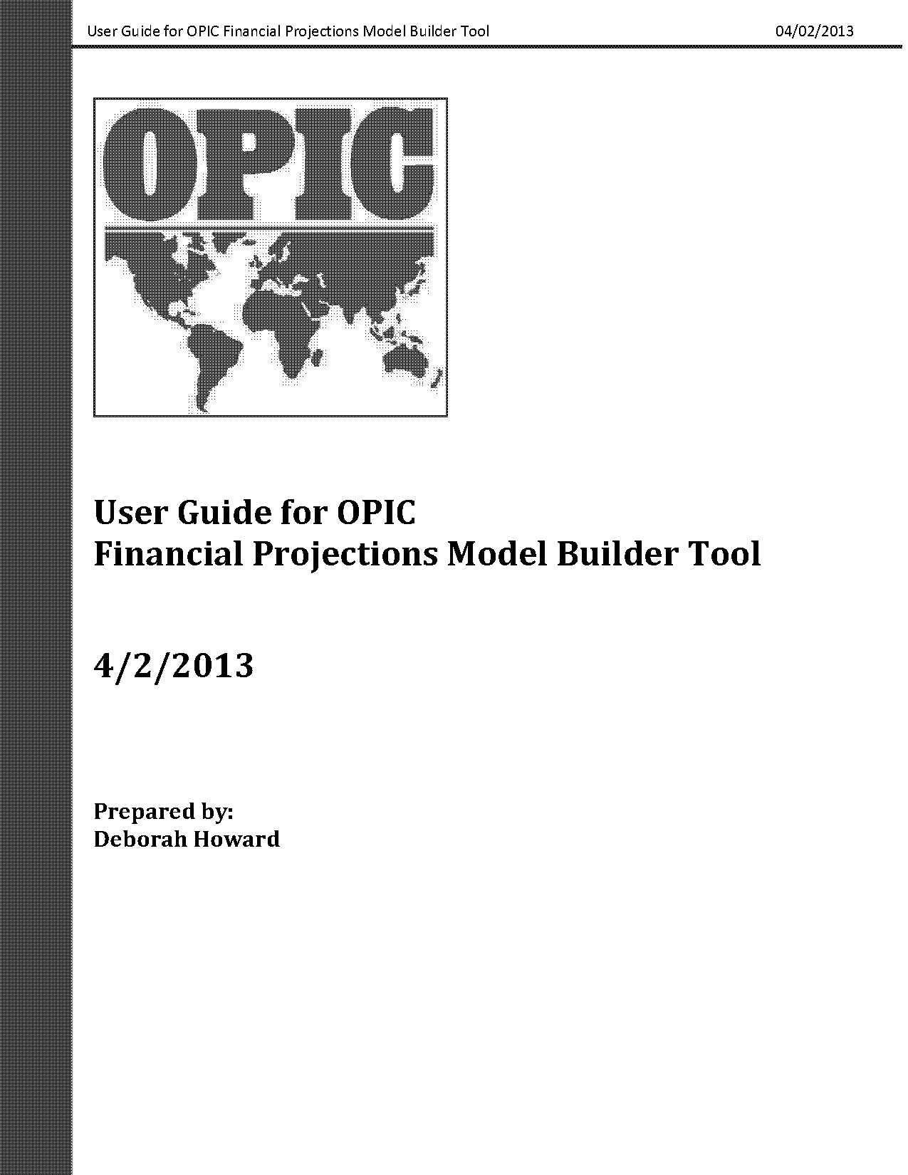 projected financial statements excel template