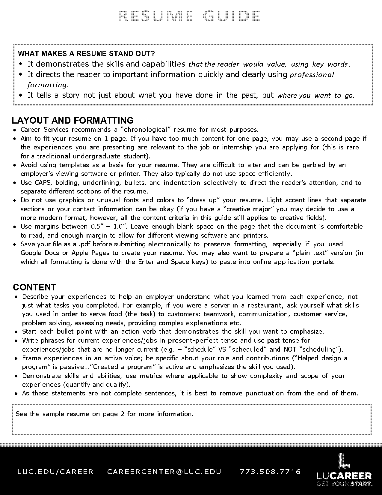 list of personal characteristics for resume