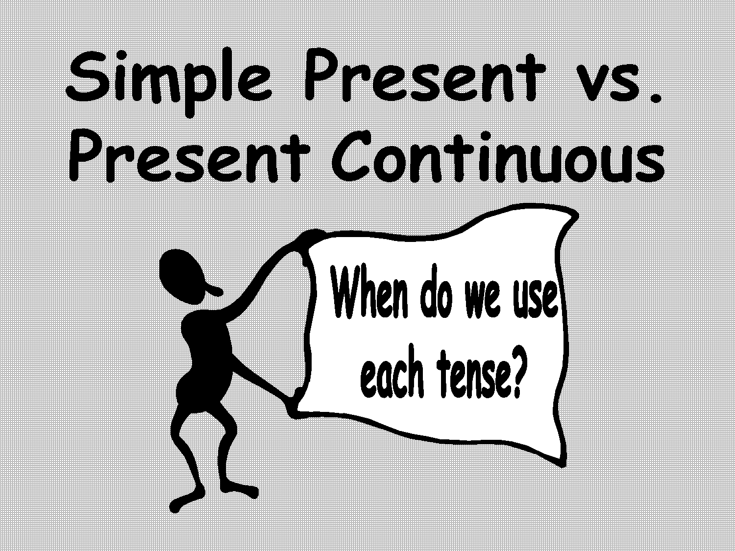 present simple and present continuous explanation pdf