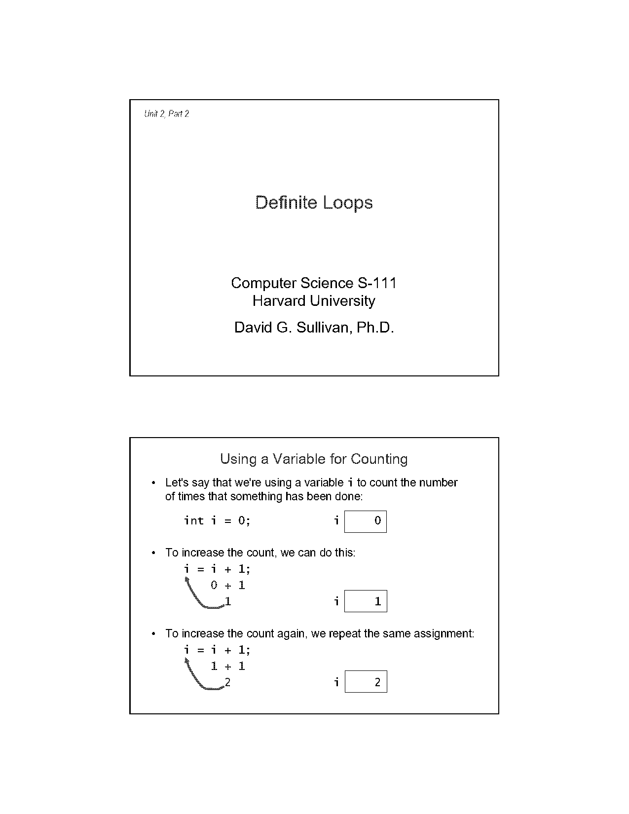 for loops java example