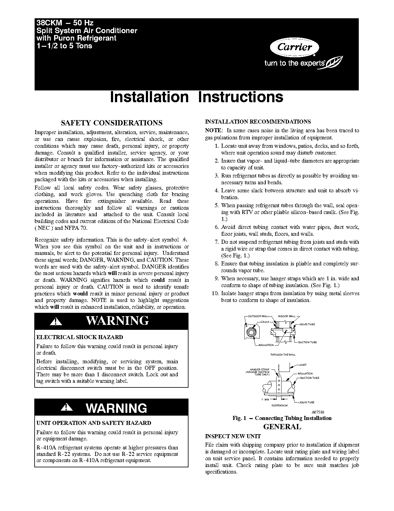 carrier air conditioning manual pdf