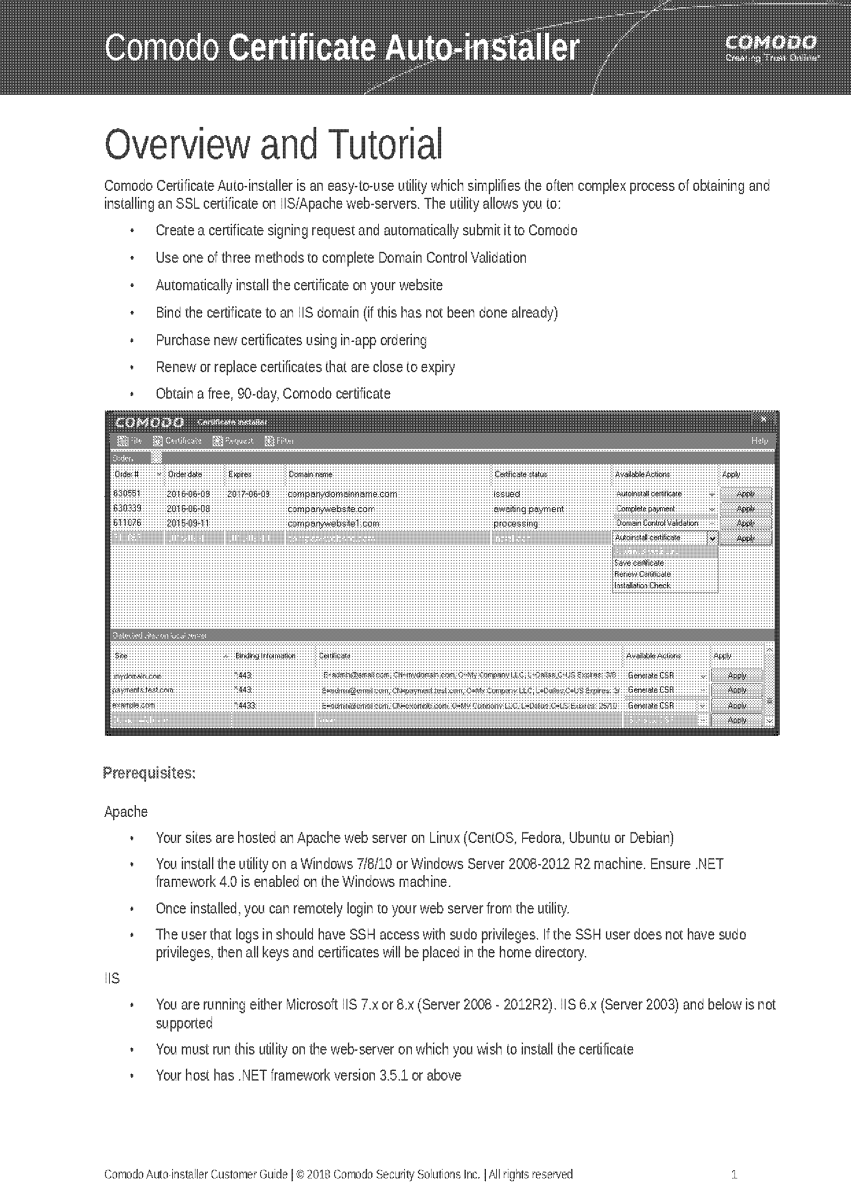 centos apache install ssl certificate