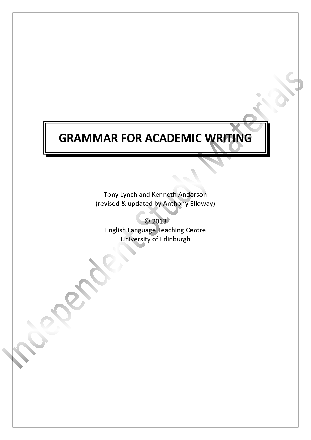 articles grammar lesson plan