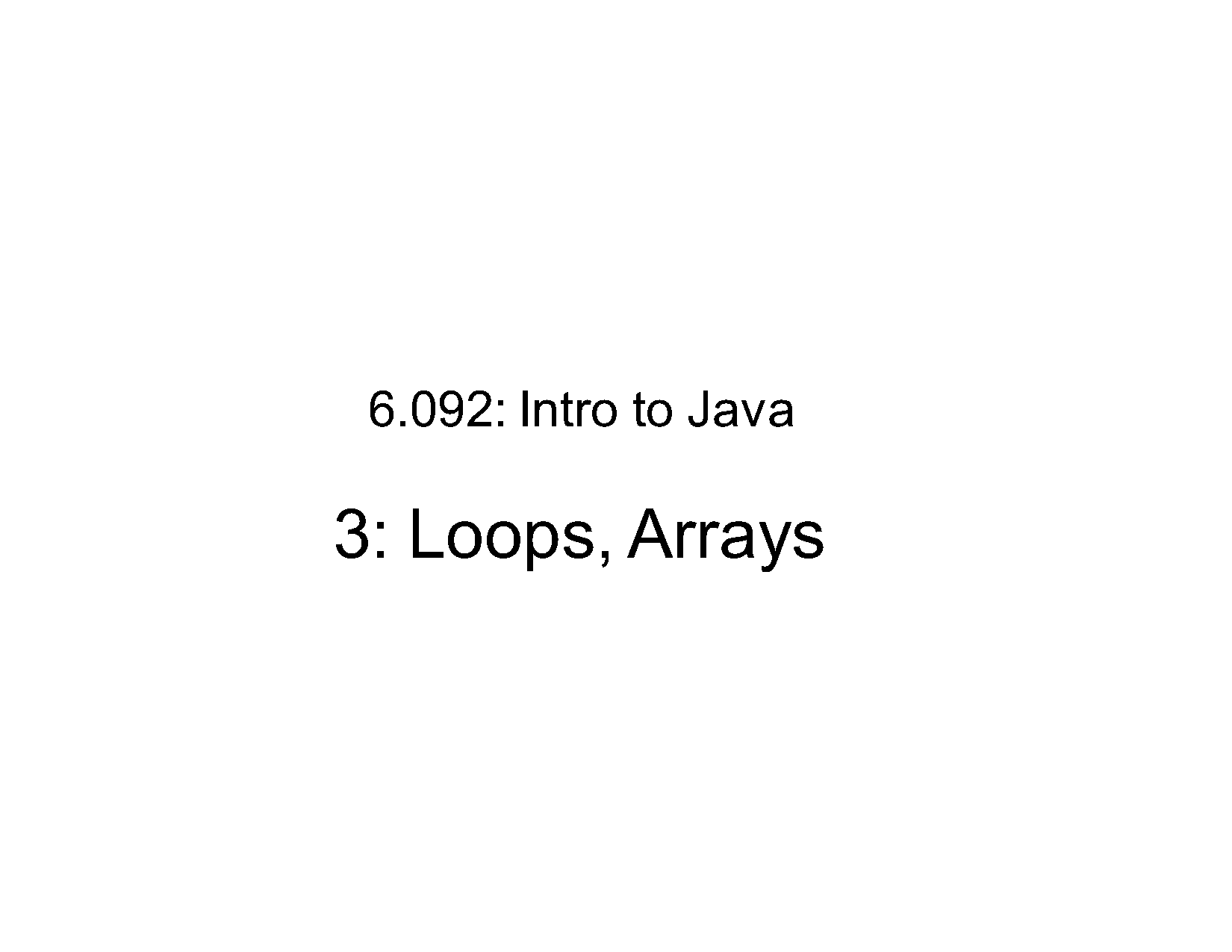 for loops java example